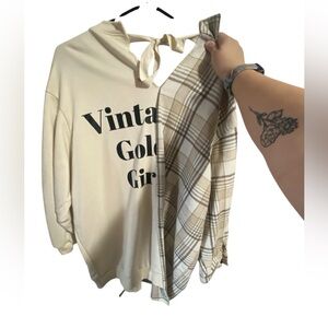 SHEIN sweater flannel size 3x